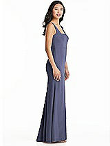 Side View Thumbnail - French Blue Bella Bridesmaids Dress BB136