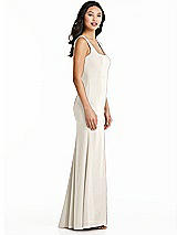 Side View Thumbnail - Ivory Bella Bridesmaids Dress BB136