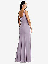 Rear View Thumbnail - Lilac Haze Bella Bridesmaids Dress BB136