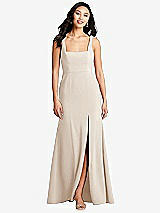 Front View Thumbnail - Oat Bella Bridesmaids Dress BB136