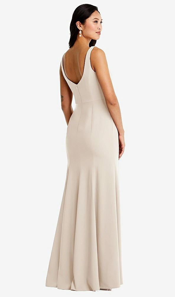 Back View - Oat Bella Bridesmaids Dress BB136