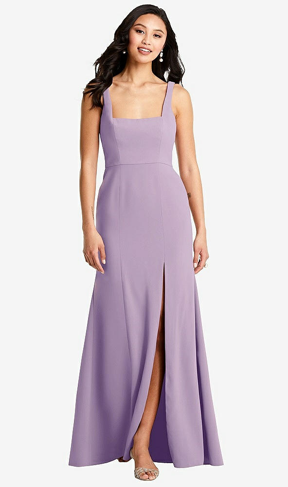 Front View - Pale Purple Bella Bridesmaids Dress BB136