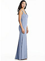 Side View Thumbnail - Sky Blue Bella Bridesmaids Dress BB136