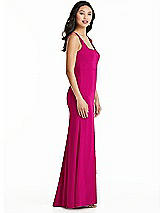 Side View Thumbnail - Think Pink Bella Bridesmaids Dress BB136