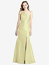 Front View Thumbnail - Butter Yellow Bella Bridesmaids Dress BB137