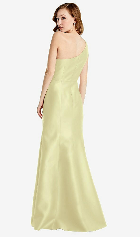 Back View - Butter Yellow Bella Bridesmaids Dress BB137