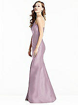 Side View Thumbnail - Suede Rose Bella Bridesmaids Dress BB137