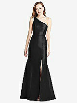 Front View Thumbnail - Black Bella Bridesmaids Dress BB137