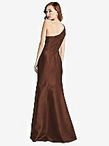 Rear View Thumbnail - Cognac Bella Bridesmaids Dress BB137