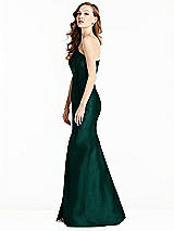 Side View Thumbnail - Evergreen Bella Bridesmaids Dress BB137