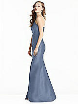 Side View Thumbnail - Larkspur Blue Bella Bridesmaids Dress BB137