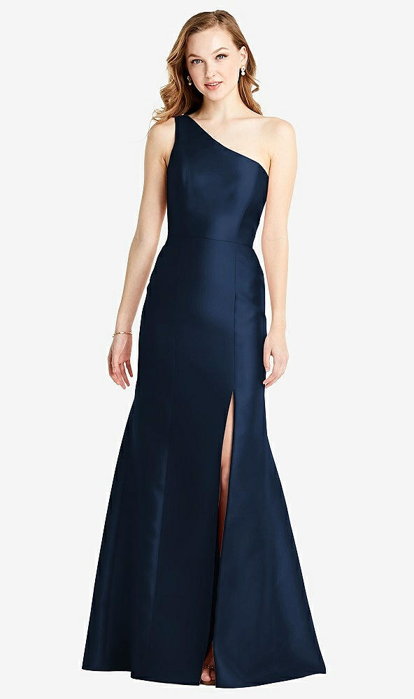 Front View - Midnight Navy Bella Bridesmaids Dress BB137