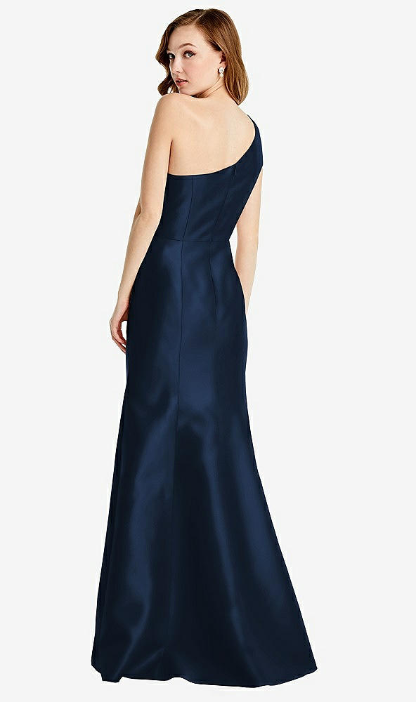 Back View - Midnight Navy Bella Bridesmaids Dress BB137