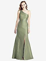 Front View Thumbnail - Sage Bella Bridesmaids Dress BB137