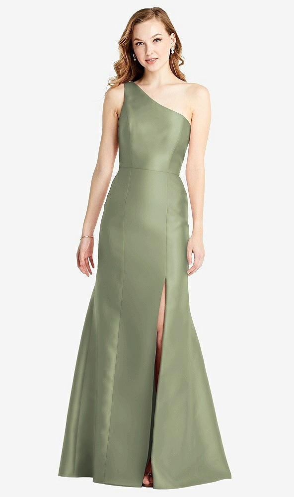 Front View - Sage Bella Bridesmaids Dress BB137