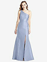 Front View Thumbnail - Sky Blue Bella Bridesmaids Dress BB137