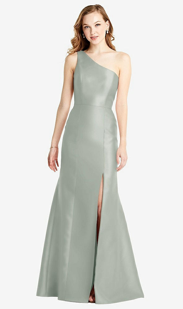 Front View - Willow Green Bella Bridesmaids Dress BB137