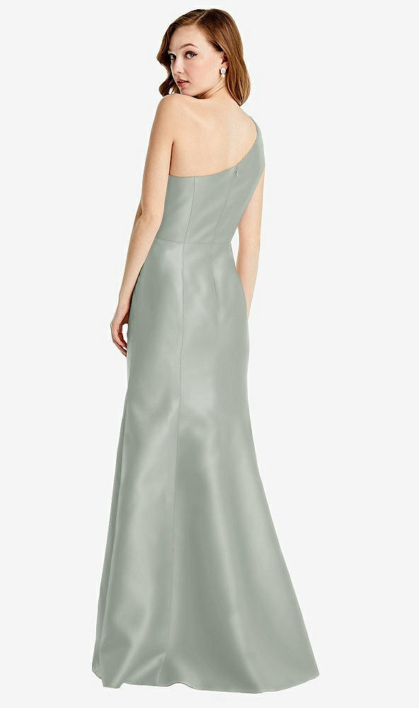 Back View - Willow Green Bella Bridesmaids Dress BB137