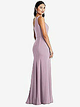 Rear View Thumbnail - Suede Rose Bella Bridesmaids Dress BB138