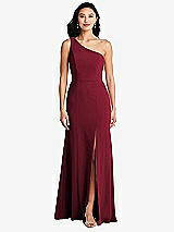 Front View Thumbnail - Burgundy Bella Bridesmaids Dress BB138