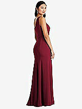 Rear View Thumbnail - Burgundy Bella Bridesmaids Dress BB138