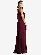 Rear View Thumbnail - Cabernet Bella Bridesmaids Dress BB138