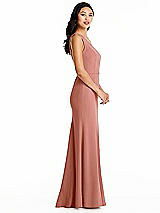 Side View Thumbnail - Desert Rose Bella Bridesmaids Dress BB138