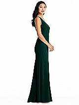 Side View Thumbnail - Evergreen Bella Bridesmaids Dress BB138