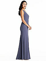 Side View Thumbnail - French Blue Bella Bridesmaids Dress BB138