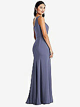 Rear View Thumbnail - French Blue Bella Bridesmaids Dress BB138