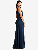 Rear View Thumbnail - Midnight Navy Bella Bridesmaids Dress BB138