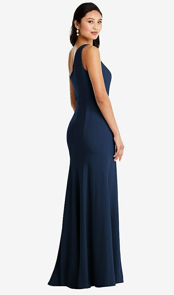 Back View - Midnight Navy Bella Bridesmaids Dress BB138