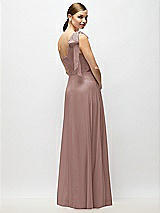Alt View 6 Thumbnail - Sienna Draped One-Shoulder Maxi Dress with Scarf Bow