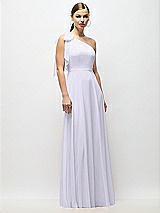 Alt View 4 Thumbnail - Silver Dove Draped One-Shoulder Maxi Dress with Scarf Bow