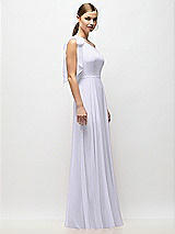 Alt View 5 Thumbnail - Silver Dove Draped One-Shoulder Maxi Dress with Scarf Bow