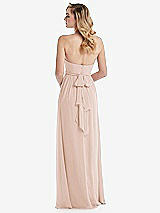 Alt View 7 Thumbnail - Cameo Empire Waist Shirred Skirt Convertible Sash Tie Maxi Dress