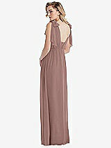 Alt View 2 Thumbnail - Sienna Empire Waist Shirred Skirt Convertible Sash Tie Maxi Dress