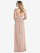 Alt View 7 Thumbnail - Toasted Sugar Empire Waist Shirred Skirt Convertible Sash Tie Maxi Dress