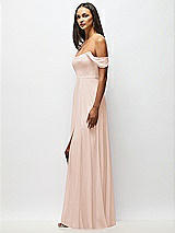 Alt View 5 Thumbnail - Cameo Off-the-Shoulder Basque Neck Maxi Dress with Flounce Sleeves