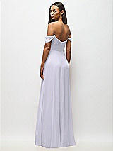 Alt View 6 Thumbnail - Silver Dove Off-the-Shoulder Basque Neck Maxi Dress with Flounce Sleeves