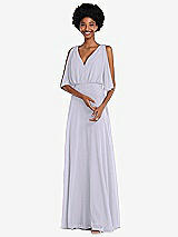 Alt View 1 Thumbnail - Silver Dove V-Neck Split Sleeve Blouson Bodice Maxi Dress