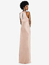 Rear View Thumbnail - Cameo Jewel Neck Sleeveless Maxi Dress with Bias Skirt