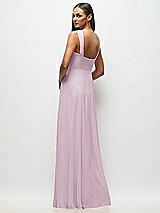 Alt View 3 Thumbnail - Suede Rose Contoured Wide Strap Sweetheart Maxi Dress
