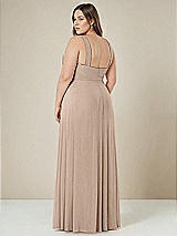 Alt View 2 Thumbnail - Topaz Contoured Wide Strap Sweetheart Maxi Dress