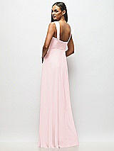 Alt View 3 Thumbnail - Ballet Pink Contoured Wide Strap Sweetheart Maxi Dress