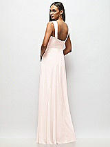 Alt View 3 Thumbnail - Blush Contoured Wide Strap Sweetheart Maxi Dress