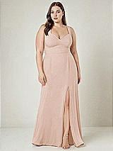 Alt View 1 Thumbnail - Cameo Contoured Wide Strap Sweetheart Maxi Dress