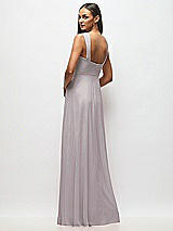 Alt View 3 Thumbnail - Cashmere Gray Contoured Wide Strap Sweetheart Maxi Dress