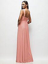 Alt View 3 Thumbnail - Desert Rose Contoured Wide Strap Sweetheart Maxi Dress