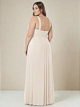 Alt View 2 Thumbnail - Oat Contoured Wide Strap Sweetheart Maxi Dress